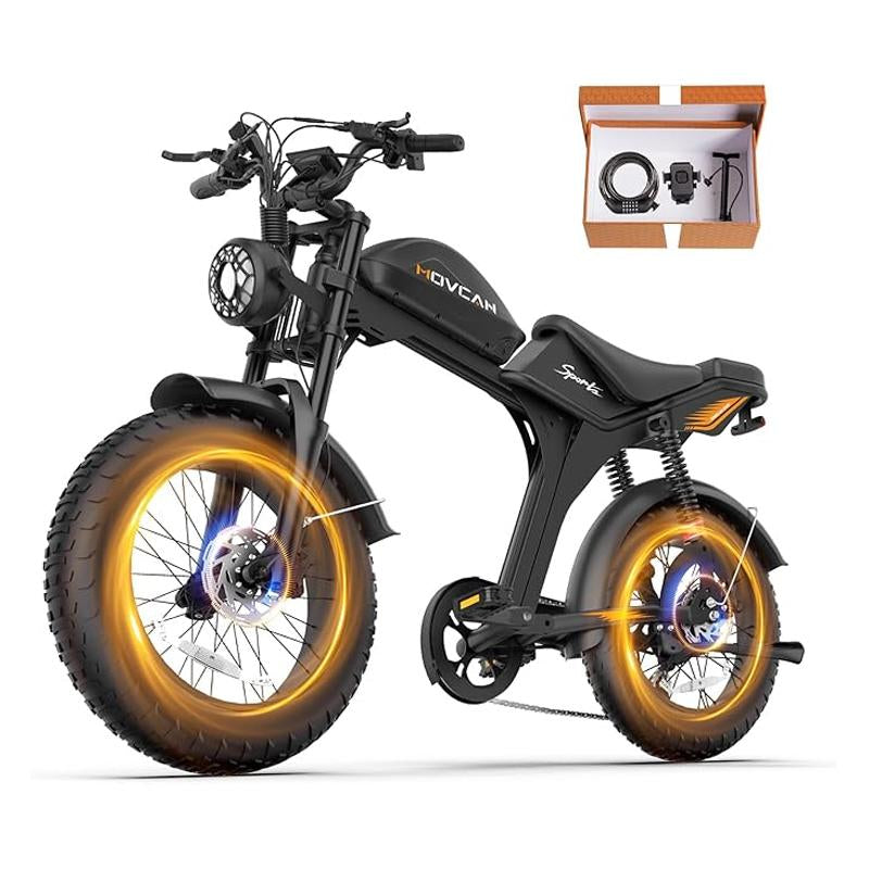 V70 Electric Bike, Electric Motorcycle with 52V 23.4Ah Removable Battery 20” Fat Tire Dirt Bike, 2000W Motor 35 MPH Top Speed E Bikes, 7 Speed Dual Hydraulic Brake Electric Bikes for Adults