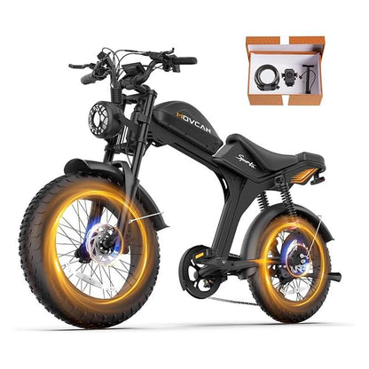 V70 Electric Bike, Electric Motorcycle with 52V 23.4Ah Removable Battery 20” Fat Tire Dirt Bike, 2000W Motor 35 MPH Top Speed E Bikes, 7 Speed Dual Hydraulic Brake Electric Bikes for Adults