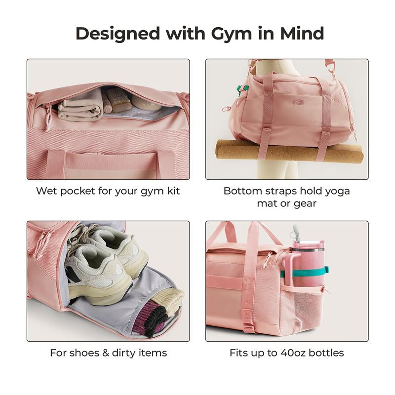 【NEW IN】BAGSMART REIKI 30L Lightweight Gym Duffle Bag W/Shoe Compartment & Laptop Sleeve,Fits 15.6" Laptop ,Water-Resistant Workout Bag for Men/Women Tiktokshopfalldealsforyou